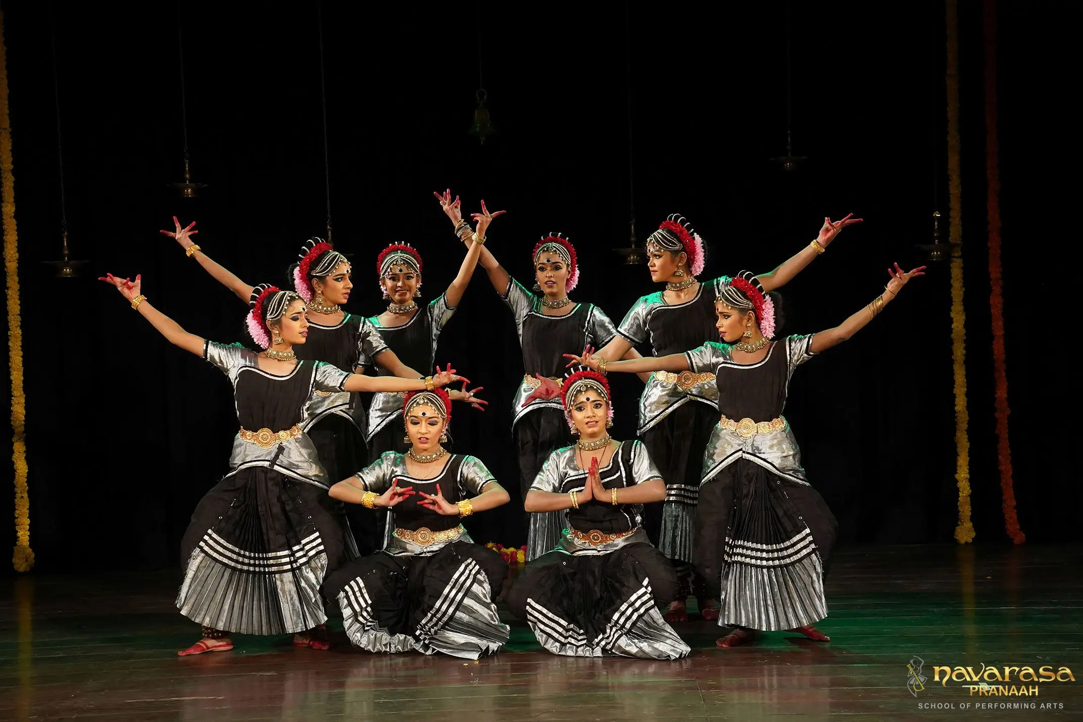 Indian Group Dance Pose